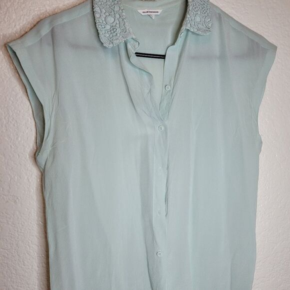 Club Monaco Tops - Club monaco- Tunic- mint green - Size S
